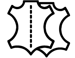 Sammying felts for the leather industry