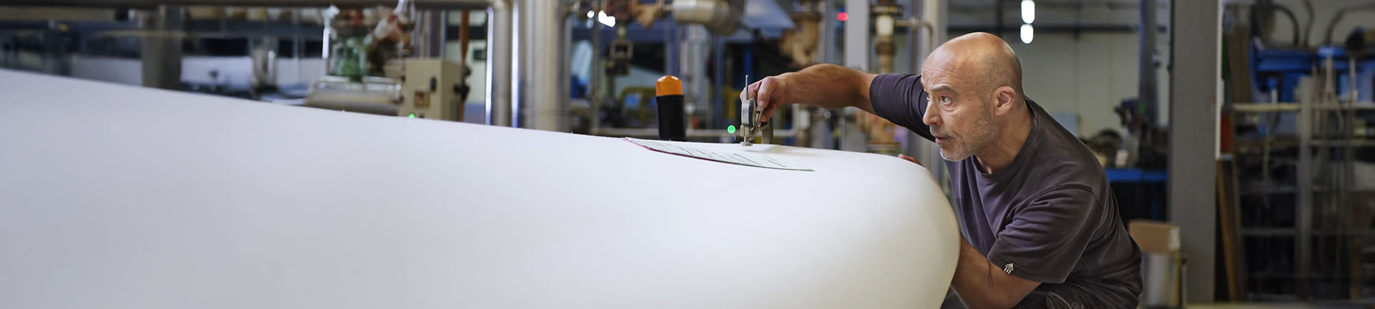 Vérification de la production de feutres pour machines textile